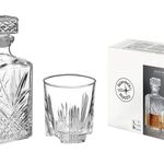 WELLCO Whisky-Set 7-teilig, Glaskaraffe und 6 Gläser