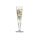 RC RITZENHOFF CRISTAL Champagnerglas 'Goldnacht' #29