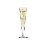 RC RITZENHOFF CRISTAL Champagnerglas 'Goldnacht' #31