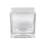 Sandra Rich Vase Würfel Glas 7,5x7,5x7,5cm klar
