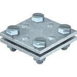 Kreuzverbinder nach DIN EN 62561-1 flach / flach 30 mm feuerverzinkt Stahl - VPE: 25