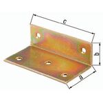Breitwinkel Maß a 60mm galv.gelb verz.gleichschenklig GAH - VPE: 25