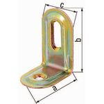 Verstellwinkel L.28 x 40mm B.22mm S.1mm STA roh verz.GAH - VPE: 50