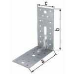 Schwerlast-Winkelverbinder ETA-8/165 150x150x65mm Anz.Löcher1/3/28 S.2,5mm GAH - VPE: 25