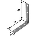 Stuhlwinkel L.75 x 75mm B.16mm S.2mm VA Loch-D.5,5mm GAH - VPE: 25