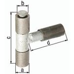 Anschweißband 22x12x87x90mm STA roh GAH