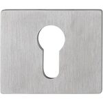 Schlüsselrosetten-Paar E847NS VA F69 Schildst.2mm PZ rechteck.HOPPE