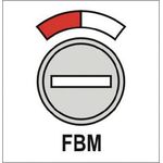 Frei-Besetzt-Garnitur 162XAH02.230 VA rd.FBM DIN L/R HEWI