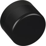 Wandtürpuffer 610B Ku.90 tiefschwarz ma L.24mm HEWI