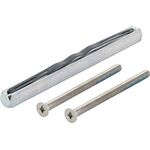 Bef-set.Sertos® FS-G/G 65-70mm M5x75 4-KT.9x125mm HOPPE