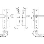 Schutzgarnitur Birm.78G/2221A/2440/1117 Alu.F2 72mm 37-42mm HOPPE