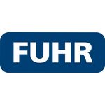 Türtreibr.970 DIN re.weiß LM 23mm Rundstange 10mm FUHR