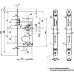 ZT-Einsteckschl.0215 BAD 18/ 55/78/8mm DIN L silber ktg.Kl 1 Ku.BKS