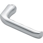 Türdrückerlochteil London 113 Alu.F1/naturf.4-KT.8mm DIN L/R HOPPE