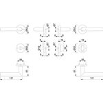 Rosettengrt.Stock.E1140Z/42KV/42KVS VA F69 rd.SK/OL DIN L/R D/D HOPPE