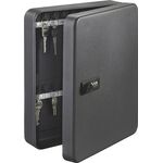 Schlüsselbox KC H200xB160xT60mm schwarz Stahlbl.Anz.Hak.20 St.