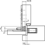 Magnetplatte KCM 50/H FZ verz.SIMONSWERK - VPE: 2