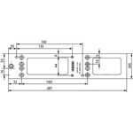 Montagepl.f.TS 4000/5000 weiß 9016 f.Brandschutztüren GEZE