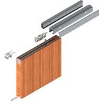 Schiebesyst.73 Avantgarde 80kg 2500mm EV1 elox.HLT ab 35mm Komplettgrt.