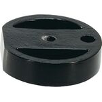 Unterlage 2559 Alu.schwarz D.60mm H.15mm f.Art.3000 258 205 KWS