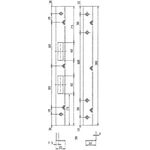 Sicherheitswinkelschließblech L.300mm B.25mm S.2mm VA ma geb.005/3126 SCHNEGEL