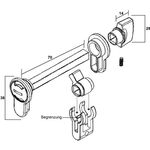 WC-/Badmodul 007/7000 PZ 70mm vorgerichtete Türen Alu.Druckg.m.Zub.SCHNEGEL