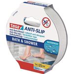 Antirutschklebeband Bad & Dusche 55533 transp.L.5 m,B.25mm TESA