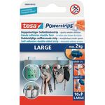Selbstklebestrip Powerstrips® 58000 SB-Pack á 10 Strips L (20x50 mm) TESA