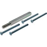 Bef-set.Stift 115- 8x8 mm+Schr.M5x65 64-72mm M5x65 4-KT.8mm OGRO