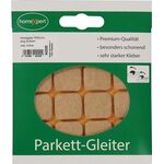 Parkettgleiter Premium 20 x 20mm Filz natur eck.selbstkl.