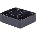 Gleiter f.Sockelverstellfuß Ku.schwarz Sockelhöhenversteller HETTICH - VPE: 10