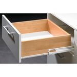 Rollenführung FR 6142 STA pulv.weiß L.700mm 50kg HETTICH