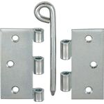 Scharnier H.75mm B.75mm S.1,9mm STA blau verz.gerollt,stark,ktg.VORMANN - VPE: 12