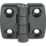 Scharnier H.48mm B.58mm S.8,3mm PA schwarz VORMANN