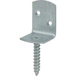 Flechtzaunbeschlag 32x30x38mm blau verz.L-Form VORMANN - VPE: 100