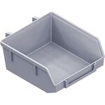 Kunststoff-Minibox Material Ku. weiß B.90mm T.90mm H.40mm Element-System - VPE: 10