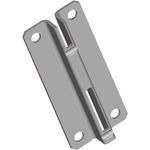 Kurzschiene 10005 L.70mm weiß STA einreihige Lochung PA ELEMENT SYSTEM - VPE: 5