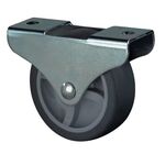 Kastenrolle D.25mm Trgf.30kg Material thermoplastischer Gum.m.Platte BS ROLLEN