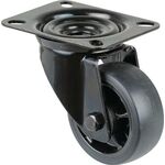Lenkrolle D.80mm Trgf.100kg Ku.Platte L104xB80mm BS ROLLEN