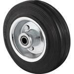 Ersatzrad D.100mm Trgf.75kg VG schwarz Achs-D.12mm Nabenl.40mm PROMAT