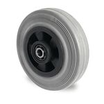 Ersatzrad D.100mm Trgf.75kg VG grau Achs-D.8mm Nabenl.40mm PROMAT