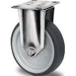 Bockrolle 100mm 135kg TPE Gleitlager VA 77x67mm PP PROMAT