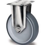 Bockrolle 125mm 160kg TPE Gleitlager VA 95x70mm PP PROMAT