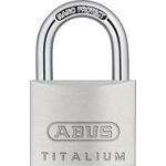 Zylindervorhangschloss 64TI/40 gl Schlosskörper-B.40mm Titalium gl.6411 ABUS