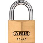 Zylindervorhangschloss 85/40 gl Schlosskörper-B.40mm MS gl.0709 ABUS