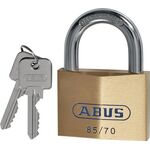 Zylindervorhangschloss 85/70 Schlosskörper-B.70mm MS versch.-schl.ABUS