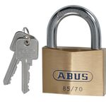 Zylindervorhangschloss 85/70 gl Schlosskörper-B.70mm MS gl.0121 ABUS
