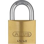 Zylindervorhangschloss 45/40 Schlosskörper-B.39mm MS versch.-schl.ABUS