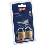 Zylindervorhangschloss 45/30 Twins B/SB Schlosskörper-B.29mm MS gl.ABUS