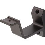 Handlaufträger 3550 Alu.schwarz ku.-besch.ger.Auflage HERMETA